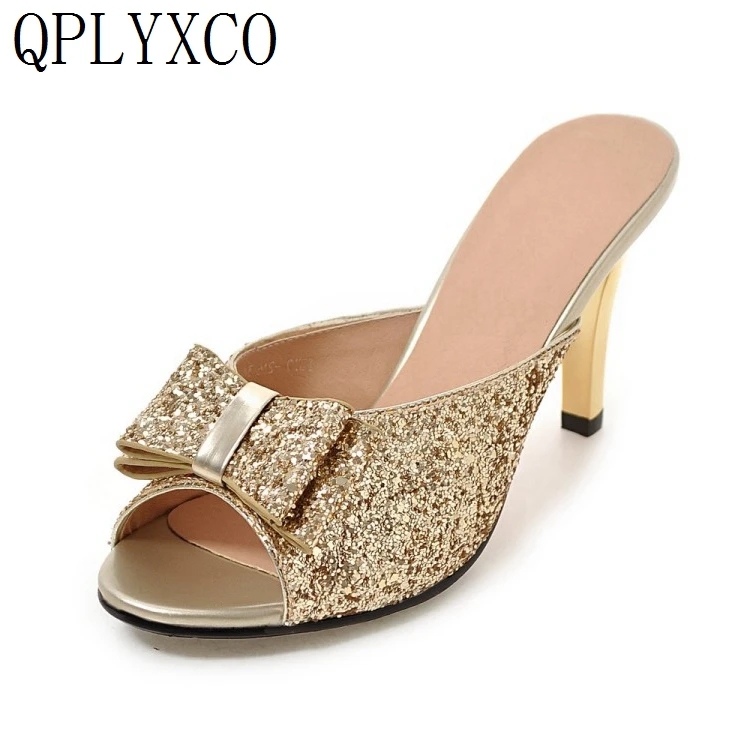 QPLYXCO Size 32-43 sandalias Sexy Summer Peep toe High Heels(9cm) Sandals Platform Wedding slippers Quality Woman Shoes 9-216
QPLYXCO Size 32-43 sandalias Sexy Summer Peep toe High Heels(9cm) Sandals Platform Wedding slippers Quality Woman Shoes 9-216