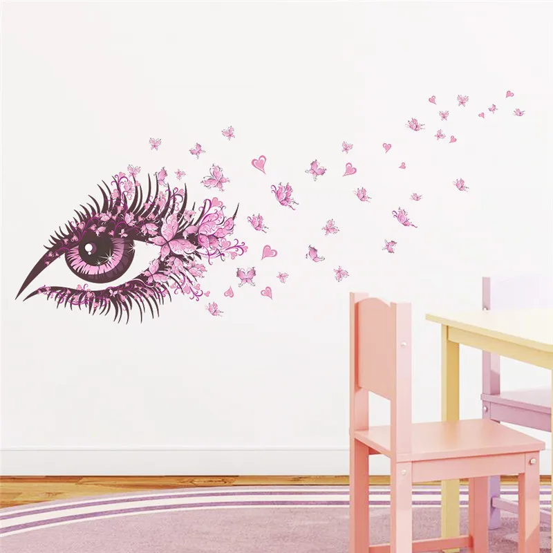 Flower Fairy Eyelash Butterfly Wall Stickers For Girls Room Decor Diy Home Decals Wall Art Removable Kids Gift
Flower Fairy Eyelash Butterfly Wall Stickers For Girls Room Decor Diy Home Decals Wall Art Removable Kids Gift