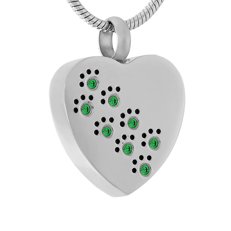 IJD8383 Wholesale Cute Paw Print With Crystal Heart Pet Dog/Cat Cremation Urn Necklace Ash Memorial Jewelry
IJD8383 Wholesale Cute Paw Print With Crystal Heart Pet Dog/Cat Cremation Urn Necklace Ash Memorial Jewelry