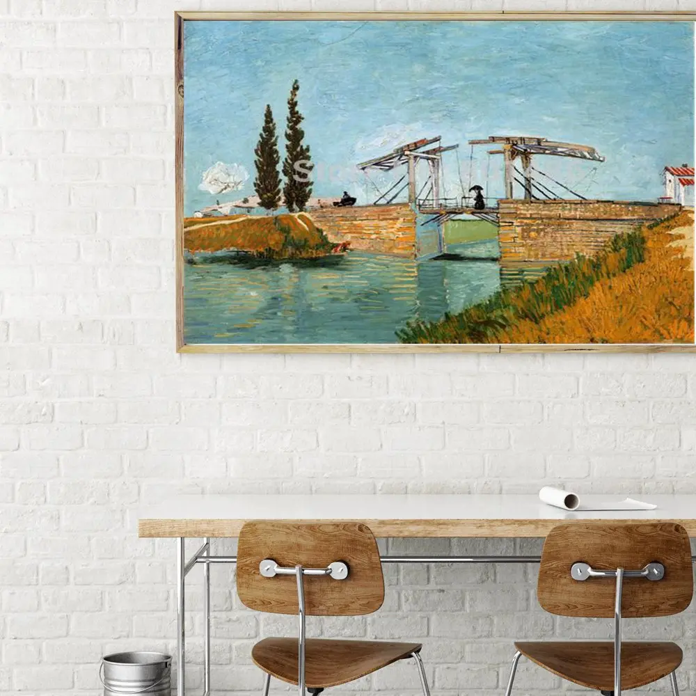 The Langlois Drawbridge Van Gogh Landscape Paintings for Bedroom Kitchen Restaurant Wall Decor Artwork Canvas Print Wall Art
The Langlois Drawbridge Van Gogh Landscape Paintings for Bedroom Kitchen Restaurant Wall Decor Artwork Canvas Print Wall Art