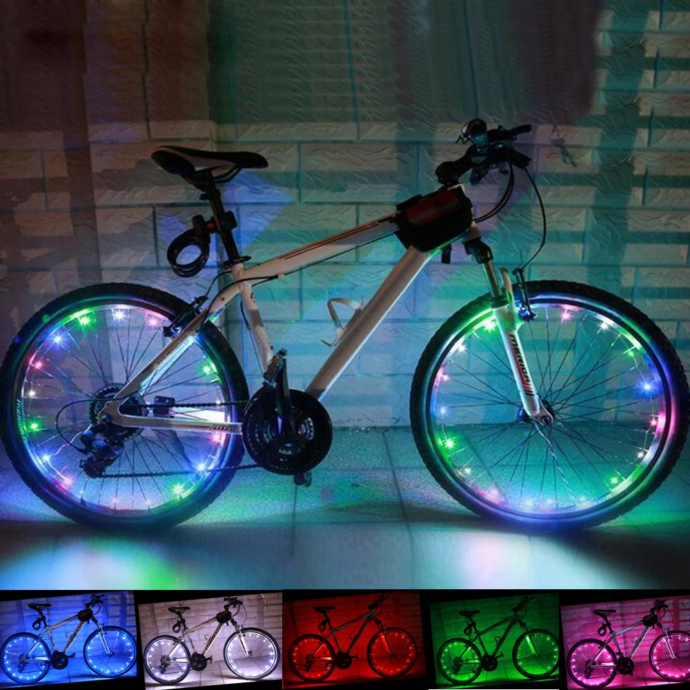 6 Colors 2.2M/20LED Waterproof Bicycle Wheel Lights Mountain Road Bike MTB Riding Cycling Motorcycle Spoke Flash Lamp Lights
6 Colors 2.2M/20LED Waterproof Bicycle Wheel Lights Mountain Road Bike MTB Riding Cycling Motorcycle Spoke Flash Lamp Lights