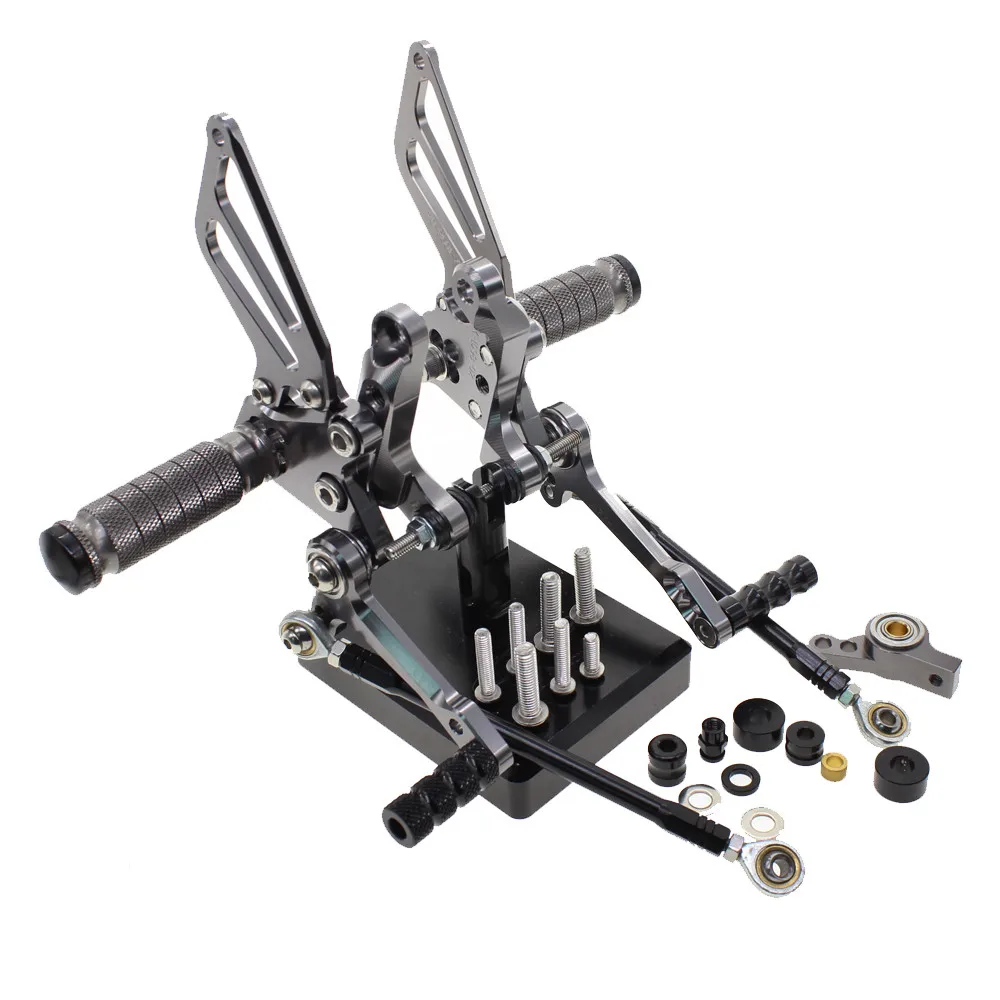 CNC Aluminum Motorcycle Rear Adjustable Rear Sets Set Footrests For Ducati 848 EV0 2008-2013 1198 2009 -2011
CNC Aluminum Motorcycle Rear Adjustable Rear Sets Set Footrests For Ducati 848 EV0 2008-2013 1198 2009 -2011