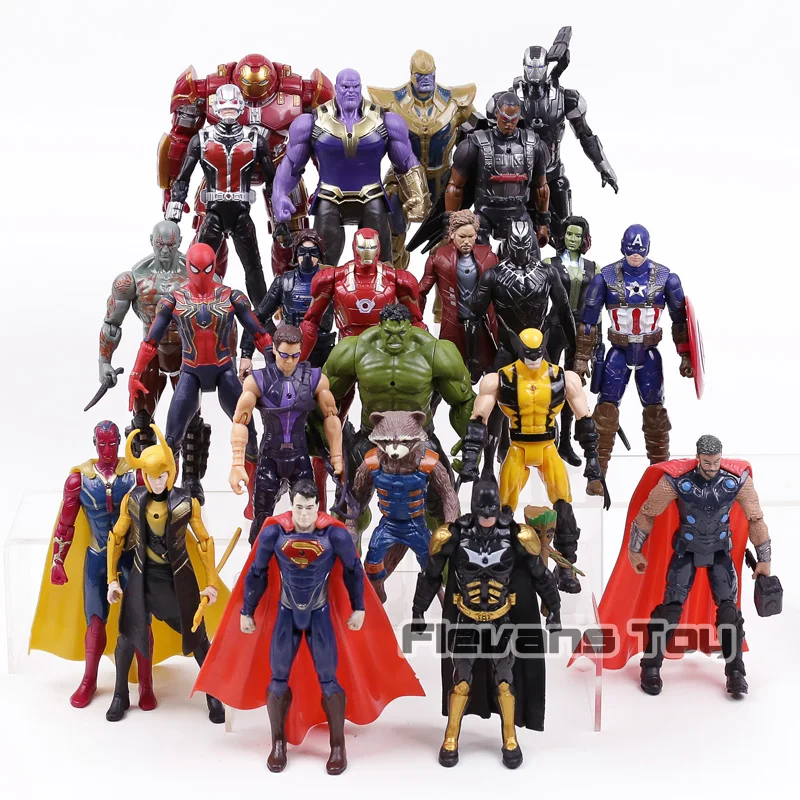 Avengers 3 Infinity War Thanos Iron Man Captain America Black Panther Star Lord PVC Action Figures Toys 24pcs/set
Avengers 3 Infinity War Thanos Iron Man Captain America Black Panther Star Lord PVC Action Figures Toys 24pcs/set