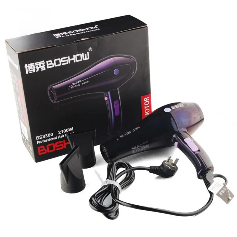 Real 2100W AC Motor NEW 2016 Low Noise Electric Handle Hair Dryer Black Professional Blow Dryer Bathroom Salon Equipment 220V
Real 2100W AC Motor NEW 2016 Low Noise Electric Handle Hair Dryer Black Professional Blow Dryer Bathroom Salon Equipment 220V