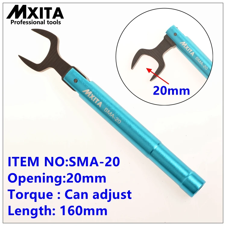 MXITA N Type SMA torque wrench RF connector opening 20MM electrommunication Coax Adapter convertor Straight goldplated spanner
MXITA N Type SMA torque wrench RF connector opening 20MM electrommunication Coax Adapter convertor Straight goldplated spanner