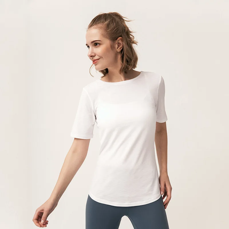 Summer Women Yoga Shirts Elastic Quick Dry Running Shirt Backless Fitness T-shirt Female Thin Sports Tee Tops Gym Workout Blouse
Summer Women Yoga Shirts Elastic Quick Dry Running Shirt Backless Fitness T-shirt Female Thin Sports Tee Tops Gym Workout Blouse