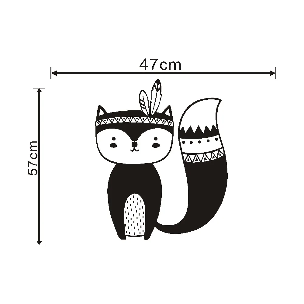 Fox Wall Decal Nursery Wall Stickers Woodland kids Decal Tribal Nursery Wall Sticker girls decorative vinyl babies Y170712
Fox Wall Decal Nursery Wall Stickers Woodland kids Decal Tribal Nursery Wall Sticker girls decorative vinyl babies Y170712