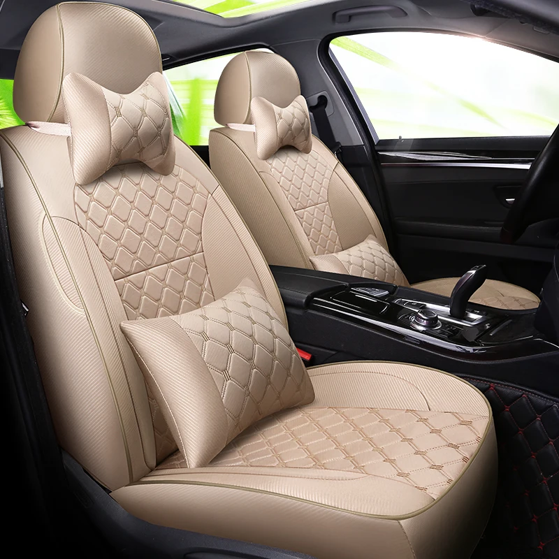 Custom Luxury Auto Car Seat Covers Universal 5Seats( Front+Rear) car-styling For Honda Accord Civic CRV Crosstour Fit City HRV V
Custom Luxury Auto Car Seat Covers Universal 5Seats( Front+Rear) car-styling For Honda Accord Civic CRV Crosstour Fit City HRV V