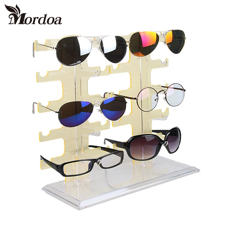 10 Pairs Glasses Display Rack Plastic Detachable Double Row Sunglasses Show Stand Receive Jewelry Eyeglasses Frame Display Shelf
10 Pairs Glasses Display Rack Plastic Detachable Double Row Sunglasses Show Stand Receive Jewelry Eyeglasses Frame Display Shelf