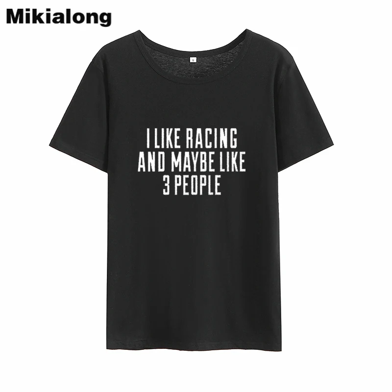 Mikialong I Like Racing Streetwear Camiseta Feminina 2018 Summer Loose Cotton T Shirt Women Short Sleeve Tumblr Tshirt Women Top
Mikialong I Like Racing Streetwear Camiseta Feminina 2018 Summer Loose Cotton T Shirt Women Short Sleeve Tumblr Tshirt Women Top
