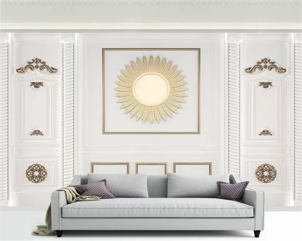 beibehang Custom fashion personality wallpaper 3d light luxury European modern golden carved background wall papers home decor
beibehang Custom fashion personality wallpaper 3d light luxury European modern golden carved background wall papers home decor