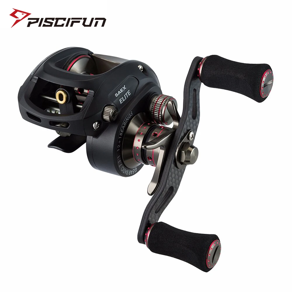 Piscifun SAEX ELITE Baitcasting Reel Fishing Tackle Right Left Hand 13BB 7.3:1 Gear Ratio 167g Super Light Bait Casting Fishing
Piscifun SAEX ELITE Baitcasting Reel Fishing Tackle Right Left Hand 13BB 7.3:1 Gear Ratio 167g Super Light Bait Casting Fishing