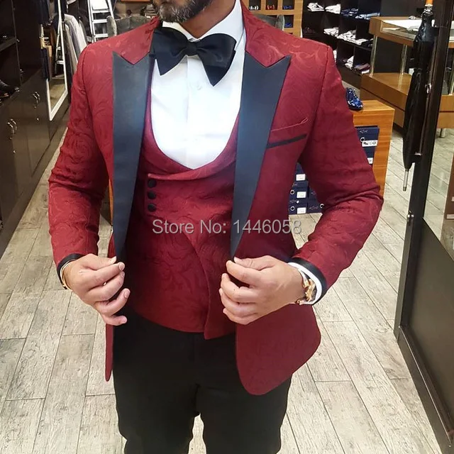 Latest Coat Pant Designs Suits Men 2018 Formal Groom Pattern Burgundy Suit Slim Fit Business Mens Tuxedo Wedding Suit For Men
Latest Coat Pant Designs Suits Men 2018 Formal Groom Pattern Burgundy Suit Slim Fit Business Mens Tuxedo Wedding Suit For Men