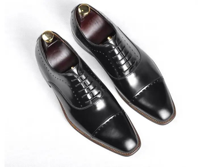 Handmade dress shoes men lace up genuine leather wedding groom patchwork formal business oxfords Goodyear sewing derby shoes
Handmade dress shoes men lace up genuine leather wedding groom patchwork formal business oxfords Goodyear sewing derby shoes