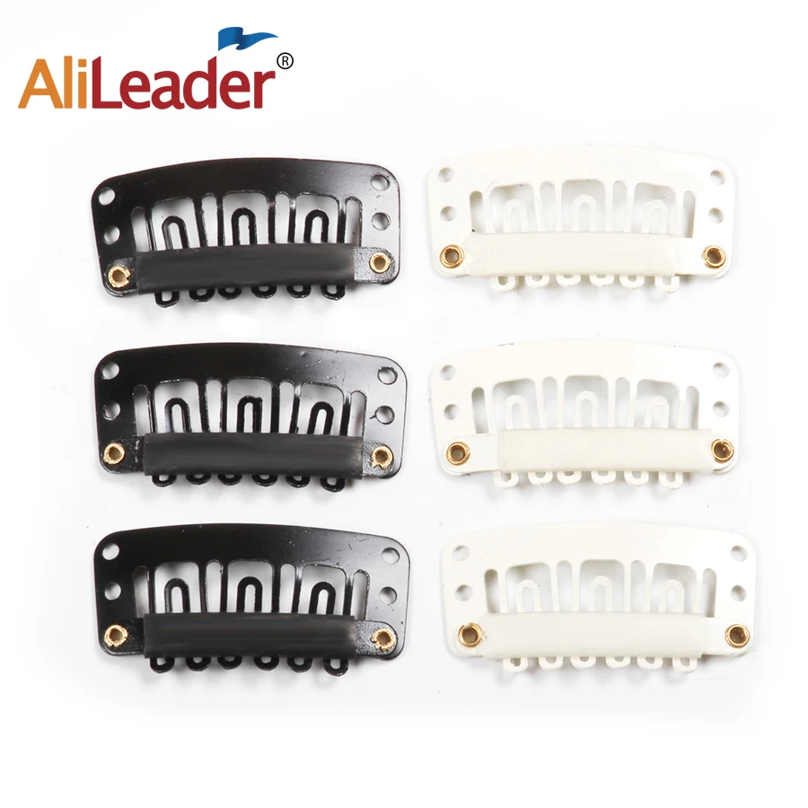 AliLeader 12 PCS Metal Snap Clips for Hair Extensions 6 Teeth Snap-Comb Wig Clips with Rubber 33MM Strong DIY Clip in Hair Tools
AliLeader 12 PCS Metal Snap Clips for Hair Extensions 6 Teeth Snap-Comb Wig Clips with Rubber 33MM Strong DIY Clip in Hair Tools