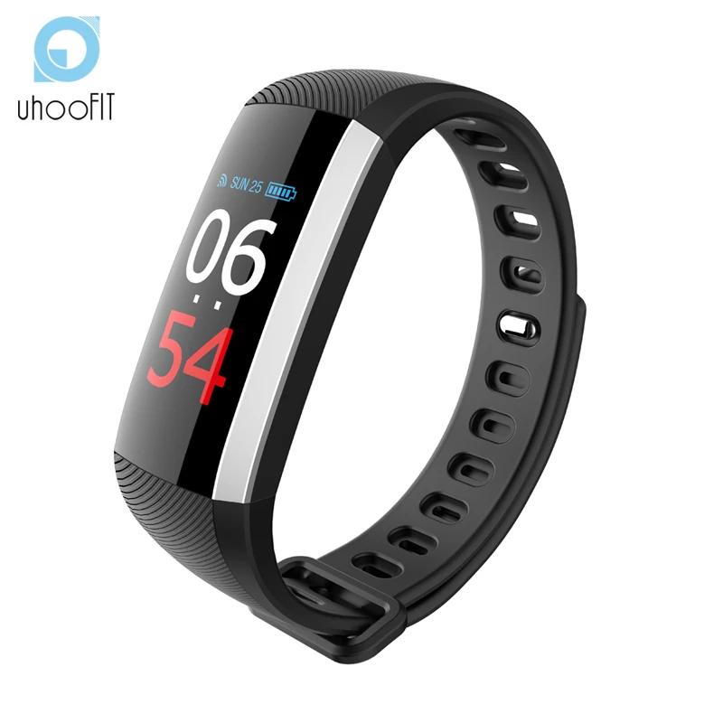 UHOOFIT Bluetooth Smart Band Цвет Экран G19 сна монитор сердечного ритма крови Давление Фитнес