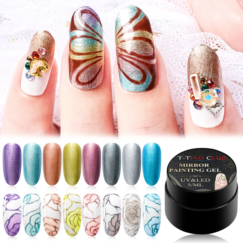Metallic Mirror Nail Gel Polish UV LED Soak Off Drawing Painting Gel Nails Art Acrylic Lacquer Varnish Manicure Base Top Coat
Metallic Mirror Nail Gel Polish UV LED Soak Off Drawing Painting Gel Nails Art Acrylic Lacquer Varnish Manicure Base Top Coat