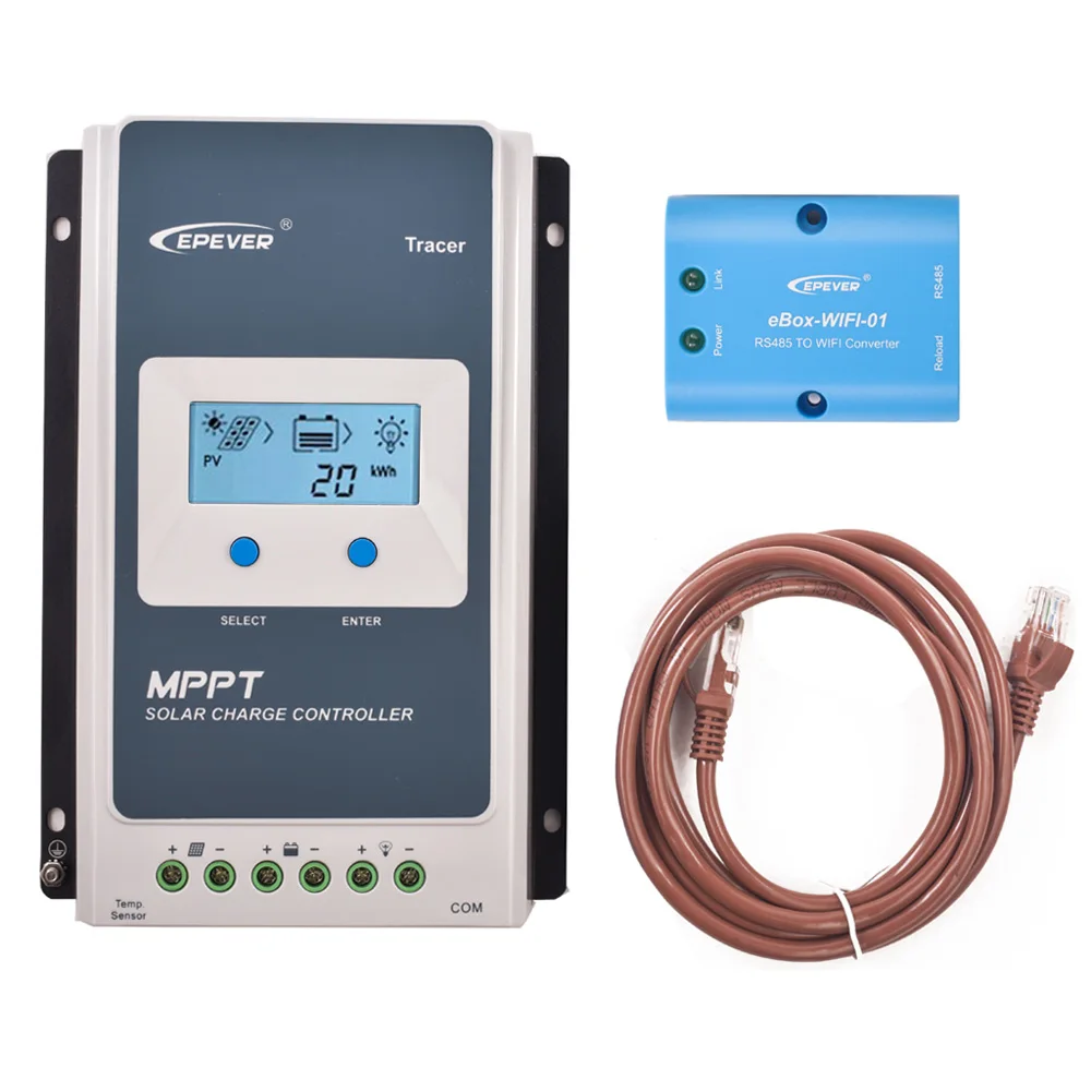 40A Battery Charge Discharge Controller Tracer 4210AN MPPT PV Controller System12/24V Current Limitation with WIFI Adapter
40A Battery Charge Discharge Controller Tracer 4210AN MPPT PV Controller System12/24V Current Limitation with WIFI Adapter