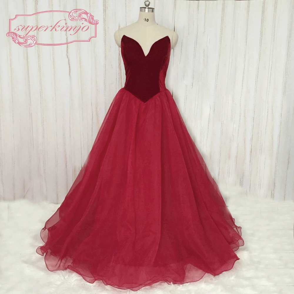 SuperKimJo Velvet Prom Dresses 2022 Burgundy Simple Tulle Prom Gown 2021 Robe De Soiree De Mariage Elegant Dress for Women
SuperKimJo Velvet Prom Dresses 2022 Burgundy Simple Tulle Prom Gown 2021 Robe De Soiree De Mariage Elegant Dress for Women