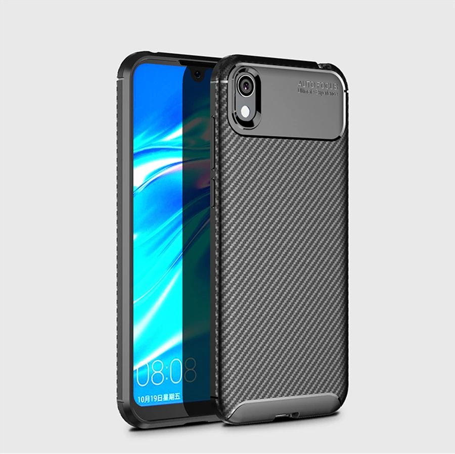 Для Huawei 8s Чехол Мягкий Силиконовый ТПУ углеродное волокно текстурированный