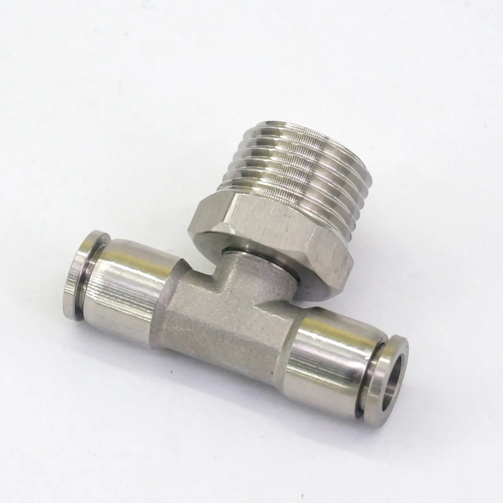 Tube OD 8mm*1/2"BSP Pneumatic Male Tee Branch 304 Stainless Steel Connector Quick Fittings Anticorrosion Antioxidation
Tube OD 8mm*1/2"BSP Pneumatic Male Tee Branch 304 Stainless Steel Connector Quick Fittings Anticorrosion Antioxidation