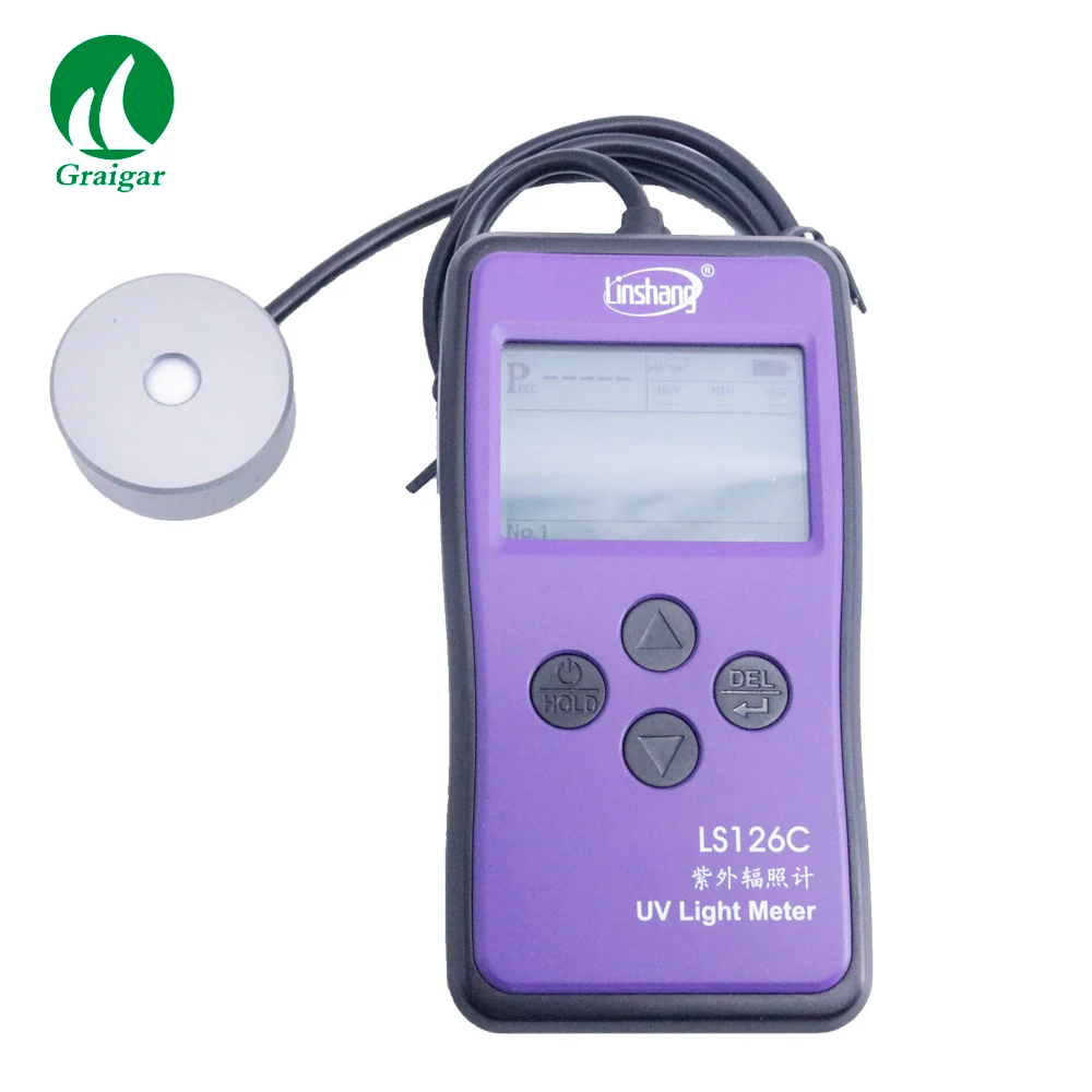 LS126C High Precision Digital UV Light Meter Ultraviolet Radiometer Measuring Range 0-200000 uW/cm2
LS126C High Precision Digital UV Light Meter Ultraviolet Radiometer Measuring Range 0-200000 uW/cm2