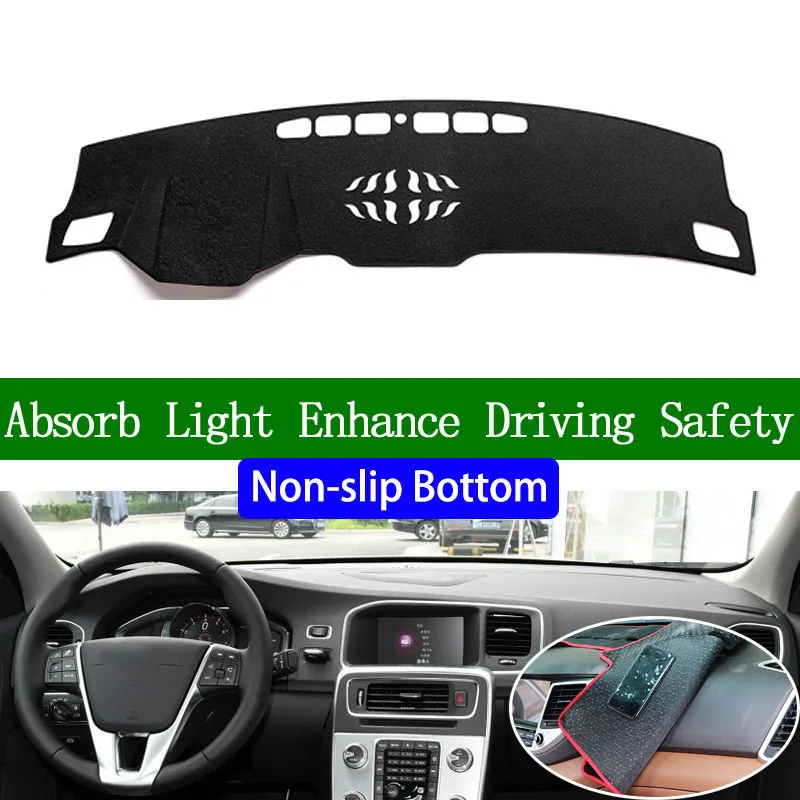 For volvo S60L 2014 2015 2016 2017 2018 2019 Non-slip Bottom Dashboard Cover Car Decals Car Stickers Interior Car Accessories
For volvo S60L 2014 2015 2016 2017 2018 2019 Non-slip Bottom Dashboard Cover Car Decals Car Stickers Interior Car Accessories