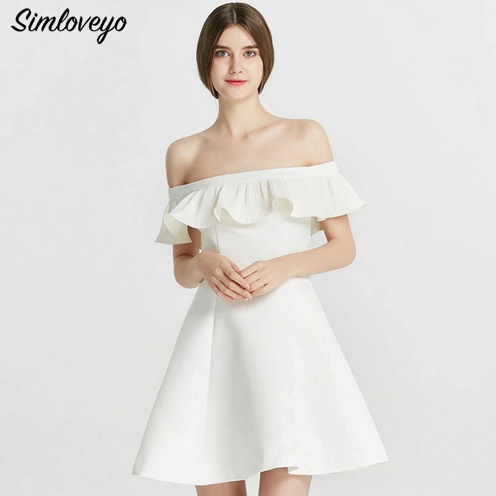 Платье-мини SIMLOVEYO с открытыми плечами, без бретелек, с оборками, Пляжное, повседневное, короткое, для вечерние, лето 2019
Платье-мини SIMLOVEYO с открытыми плечами, без бретелек, с оборками, Пляжное, повседневное, короткое, для вечерние, лето 2019