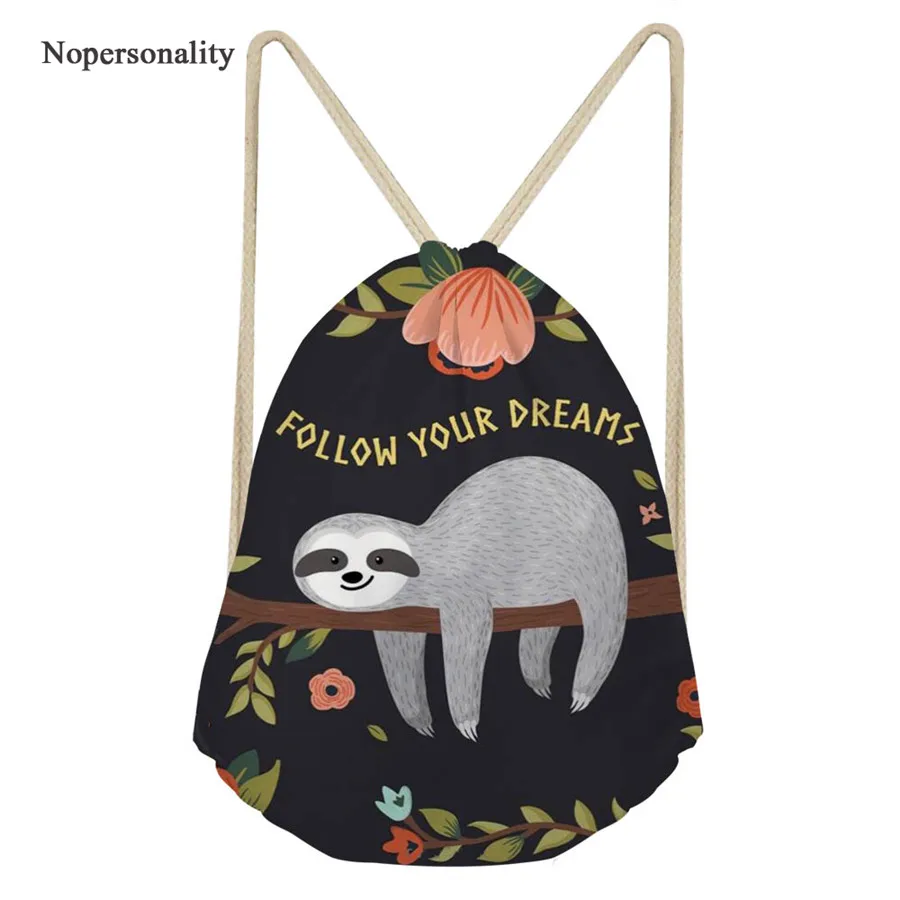 3D Sloth Printing Drawstring Bag for Women Fashion Lightweight Travel Drawstring Daypack School Girls Cute Backpack Mochila
3D Sloth Printing Drawstring Bag for Women Fashion Lightweight Travel Drawstring Daypack School Girls Cute Backpack Mochila