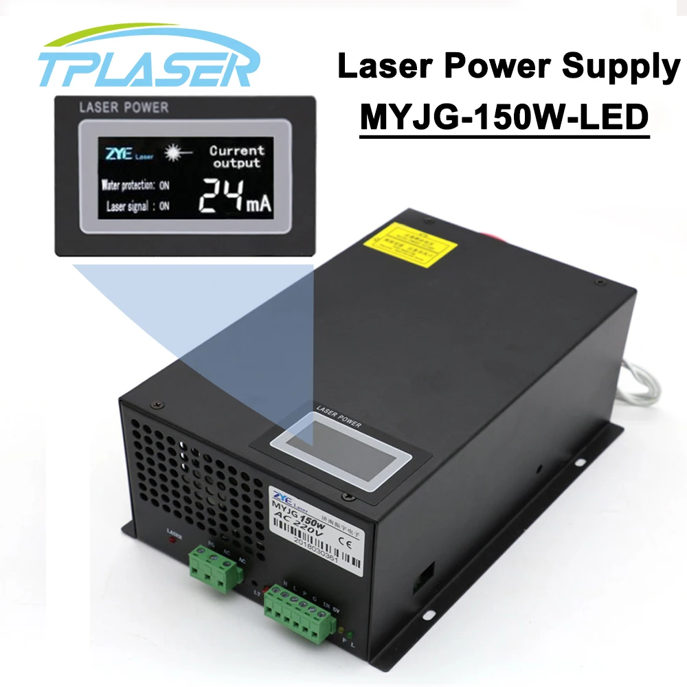 150 Вт 120 130 лазерной Питание MYJG 150W Дисплей светодиодный Экран для Co2 гравировки