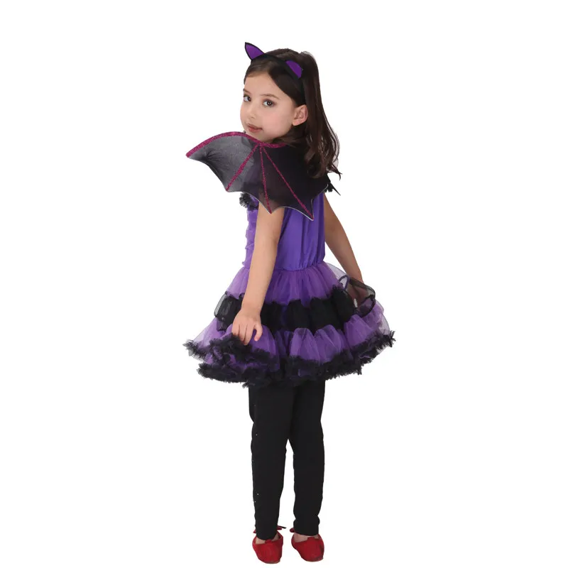 VASHEJIANG Amazing Animal Bat Costume for Girls Halloween Carnival Fantasias Vampire Cosplay for Kids Fancy Party Dress
VASHEJIANG Amazing Animal Bat Costume for Girls Halloween Carnival Fantasias Vampire Cosplay for Kids Fancy Party Dress