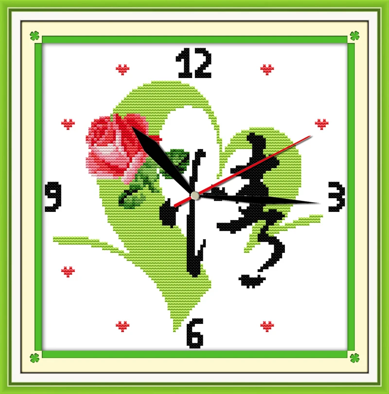 Love cross stitch kit 14ct 11ct count print canvas wall clock stitches embroidery DIY handmade needlework plus
Love cross stitch kit 14ct 11ct count print canvas wall clock stitches embroidery DIY handmade needlework plus