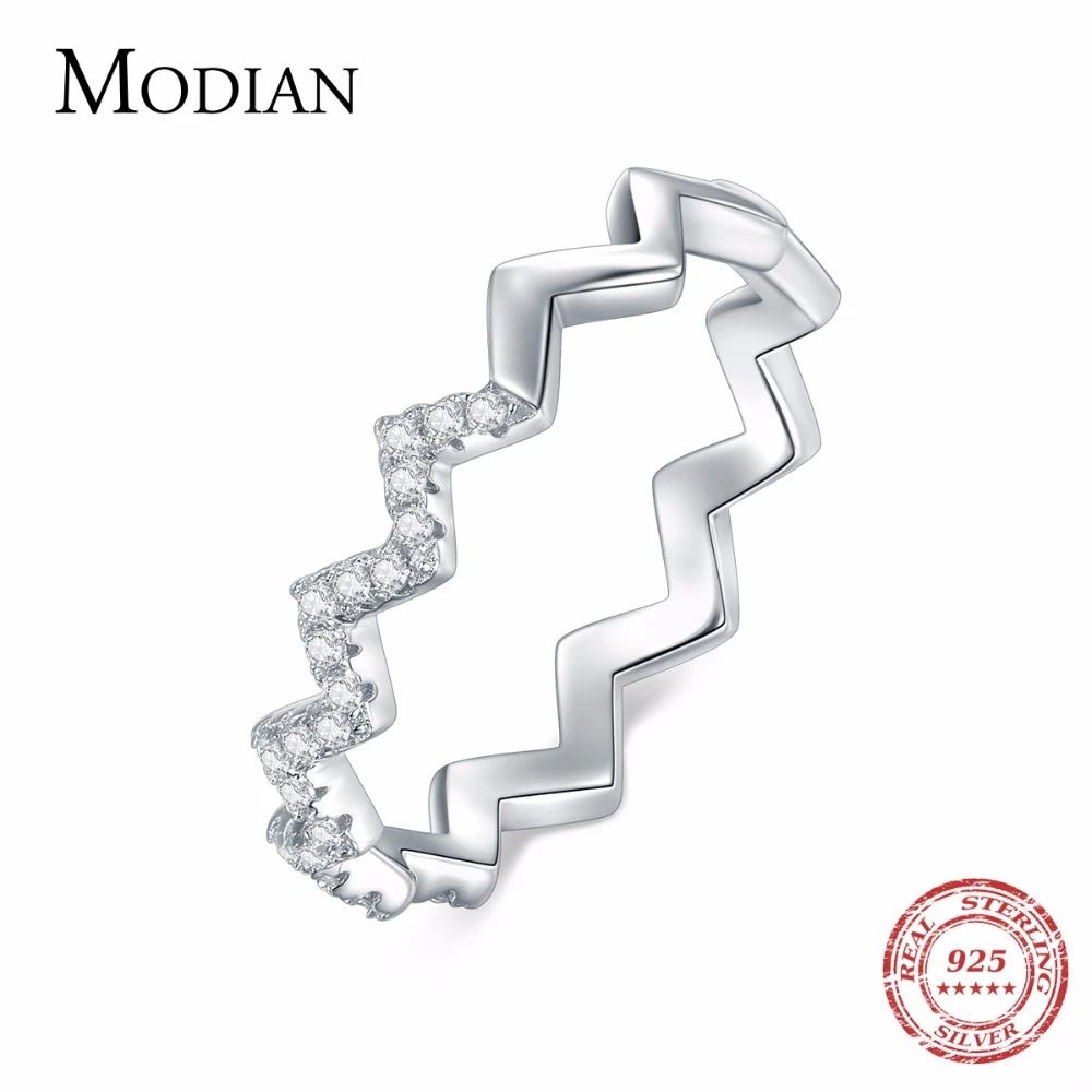 MODIAN 100% Silver Rings for Women Real 925 Soild Silver Jewelry Unique Irregular Line Finger Rings Anniversary Jewelry
MODIAN 100% Silver Rings for Women Real 925 Soild Silver Jewelry Unique Irregular Line Finger Rings Anniversary Jewelry
