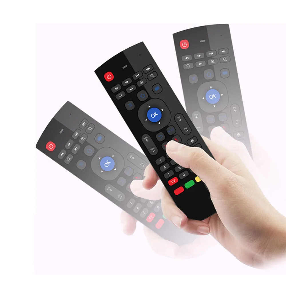 

2.4G MX3 USB Wireless Keyboard 3in1 Air Fly Mouse GYRO Sensing Remote IR Learning With Voice Microphone For Android TV Box