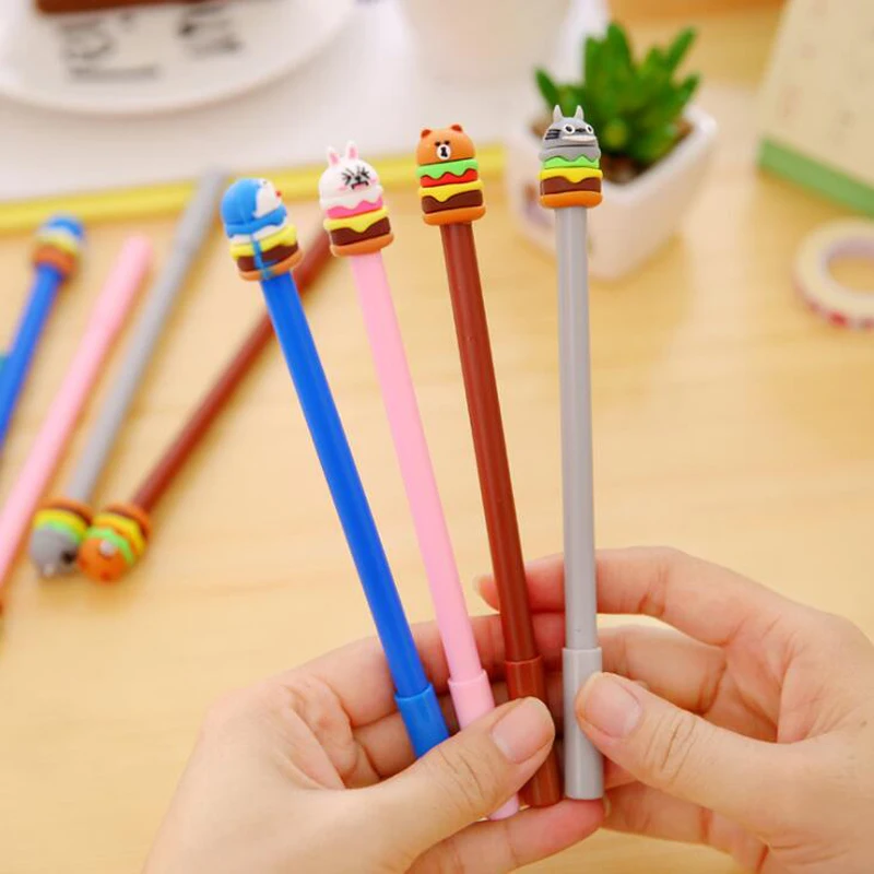 15pcs/Lot Cartoon Gel Pens Stationery Gel Ink Pen Writing Office School Student Supplies Kid Children Gifts Prize Pens
15pcs/Lot Cartoon Gel Pens Stationery Gel Ink Pen Writing Office School Student Supplies Kid Children Gifts Prize Pens