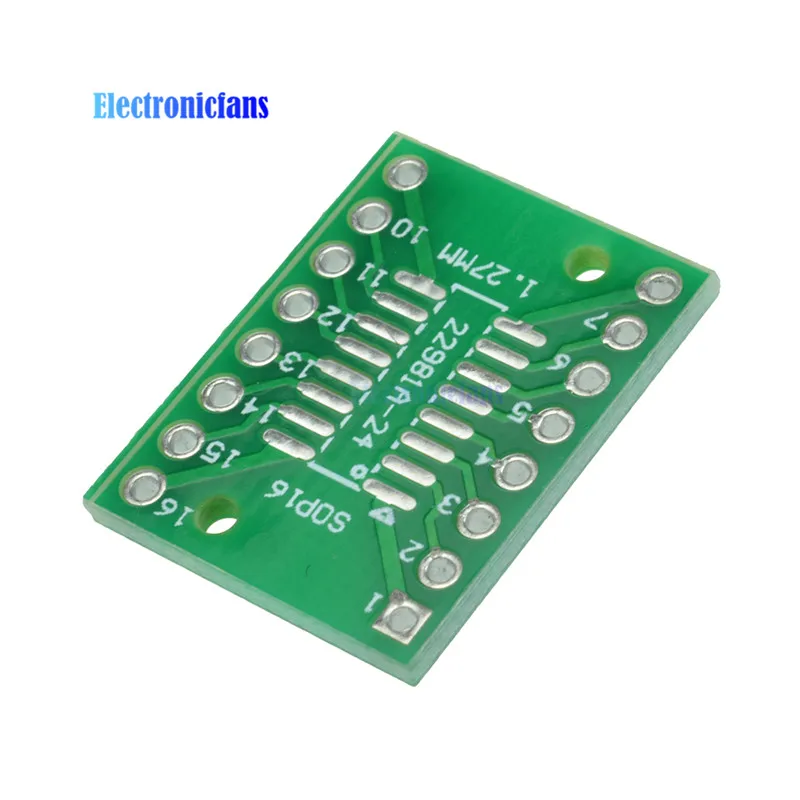 10 шт. SOP16 SSOP16 TSSOP16 к DIP16 0 65/1 27 мм IC АДАПТЕР печатная плата|board board|board pcbboard to board |