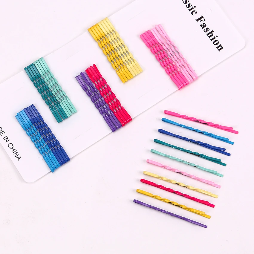 50PCS New Hair Clip Colorful Metal Hair Pins Flat And Wave Styles Multicolor Barrette Hair Accessories
50PCS New Hair Clip Colorful Metal Hair Pins Flat And Wave Styles Multicolor Barrette Hair Accessories