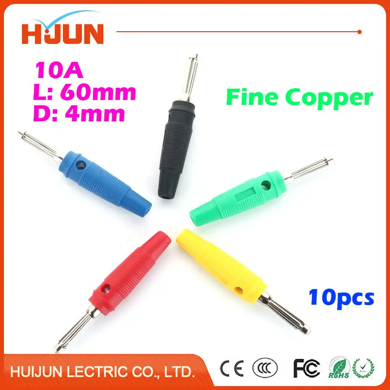 10pcs 4mm Fine Copper Banana Plug Audio Speaker Amplifier Cable Wire Power Screw Jack Connector Adapter
10pcs 4mm Fine Copper Banana Plug Audio Speaker Amplifier Cable Wire Power Screw Jack Connector Adapter