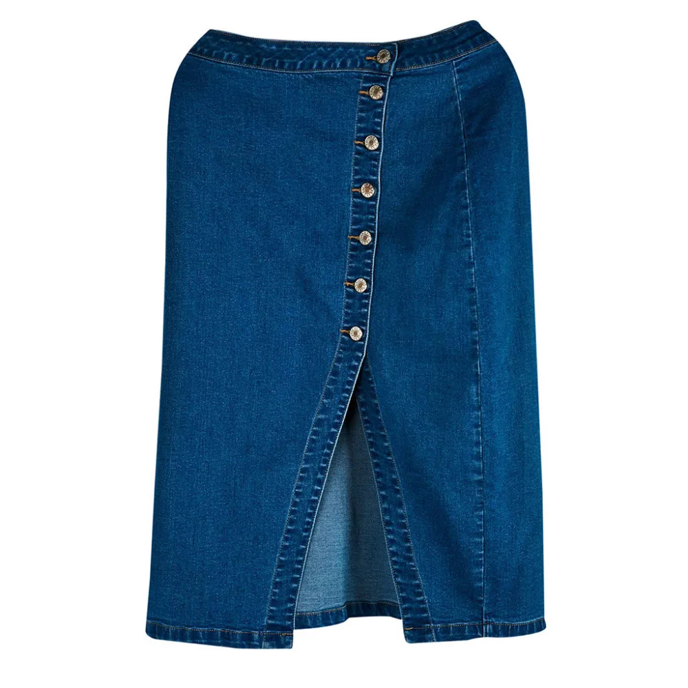 2019 Newly Fashion Women Plus Size Skirts Elegant Ladies Casual Solid Denim Pencil High Quality Gift Skirt saia das mulher SS5
2019 Newly Fashion Women Plus Size Skirts Elegant Ladies Casual Solid Denim Pencil High Quality Gift Skirt saia das mulher SS5