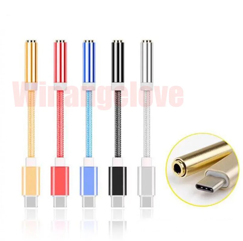Audio Adapter For LG G5 Type-C to 3.5mm AUX Jack Audio Type C USB 3.0 Cable Covertor For OnePlus 2 wholesale 1000pcs
Audio Adapter For LG G5 Type-C to 3.5mm AUX Jack Audio Type C USB 3.0 Cable Covertor For OnePlus 2 wholesale 1000pcs
