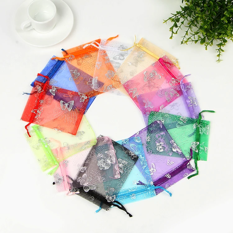 Wholesale 100pcs/lot Organza Bags 13x18cm Wedding Christmas Drawstring Gift Bag Cute Boutique Jewelry Packaging Bags & Pouches
Wholesale 100pcs/lot Organza Bags 13x18cm Wedding Christmas Drawstring Gift Bag Cute Boutique Jewelry Packaging Bags & Pouches