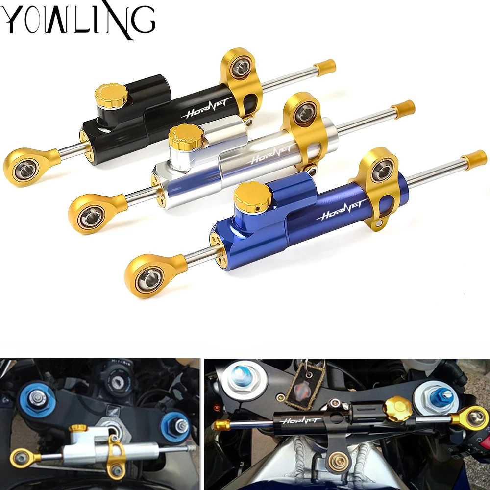 Motorcycle Accessories Reversed Safety Adjustable Steering Damper Stabilizer For HONDA CB600F HORNET 2007-2013 Motorcycle Mount
Motorcycle Accessories Reversed Safety Adjustable Steering Damper Stabilizer For HONDA CB600F HORNET 2007-2013 Motorcycle Mount