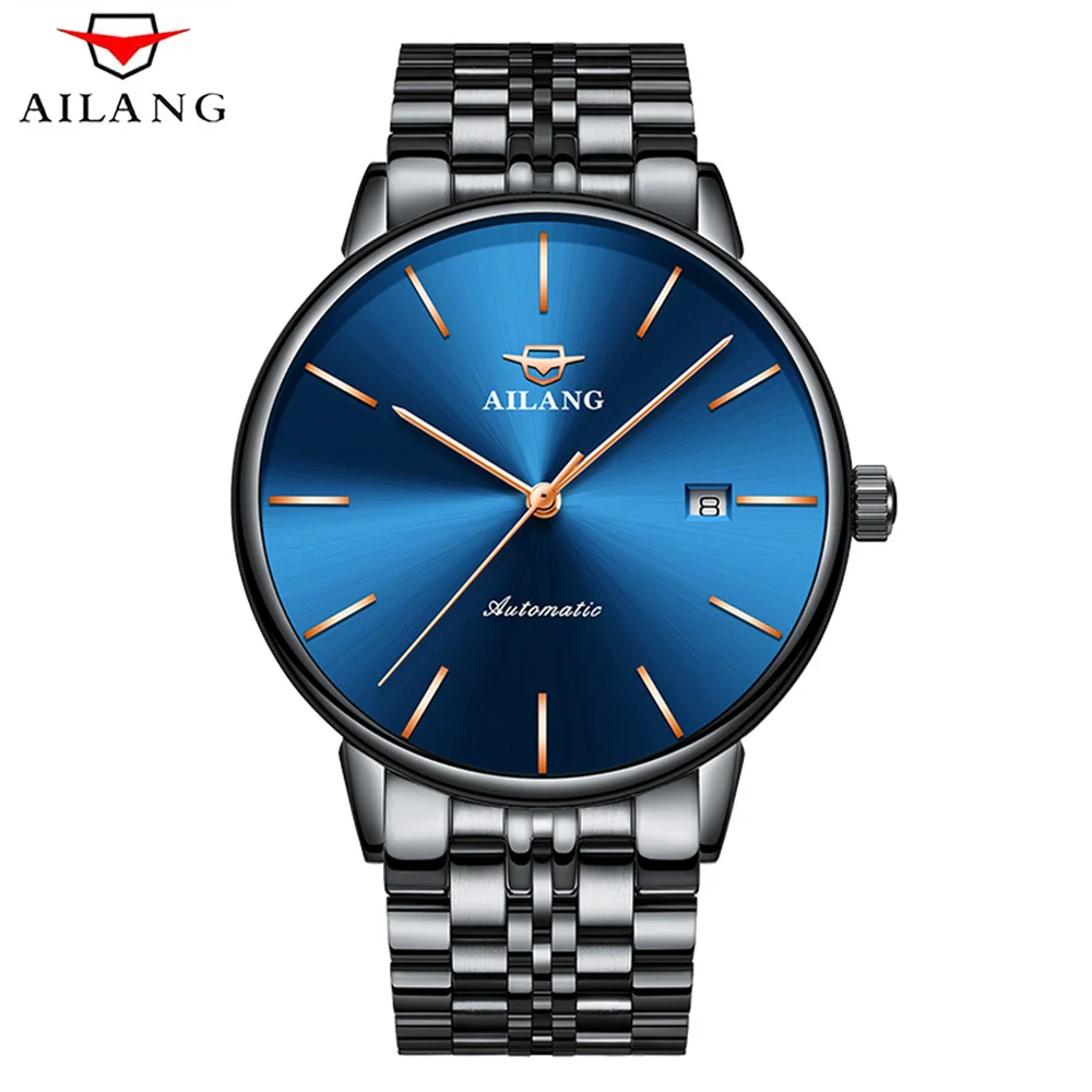 Relogio Masculino AILANG Ultra-thin Mens Automatic Mechanical Watches Men Military Sport Diving 50m Watch Male Clock Wristwatch
Relogio Masculino AILANG Ultra-thin Mens Automatic Mechanical Watches Men Military Sport Diving 50m Watch Male Clock Wristwatch