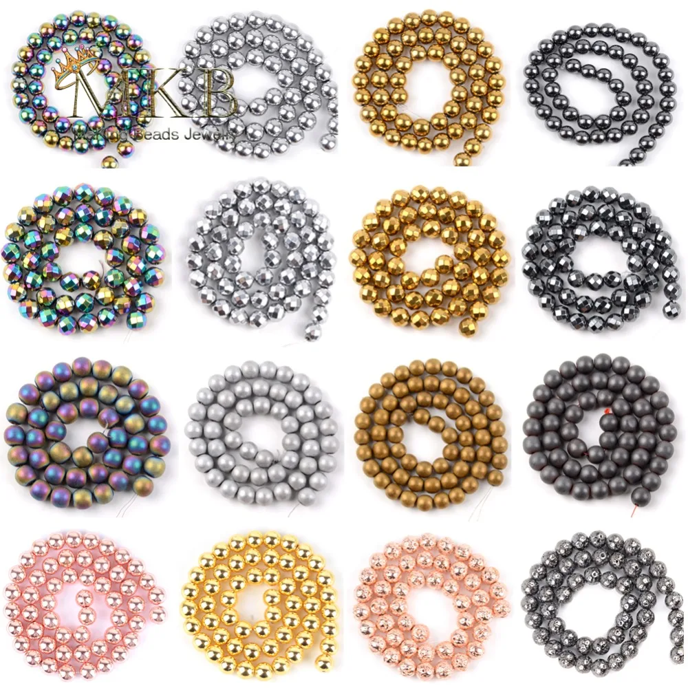 Wholesale 26 Styles Natural Stone Beads Gold Rainbow Rose Gold Hematite Round Beads For Jewelry Making Bracelet Necklace
Wholesale 26 Styles Natural Stone Beads Gold Rainbow Rose Gold Hematite Round Beads For Jewelry Making Bracelet Necklace