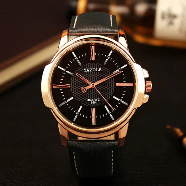 Rose Gold Wrist Watch Men 2022 Top Brand Luxury Famous Male Clock Quartz Golden Wristwatch Quartz-watch Relogio Masculino | Наручные часы