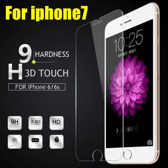 100pcs 0.3mm 2.5d 9H For iPhone 7 Tempered Glass Film For Iphone7 plus Glass Screen Transparent Toughened Screen Protector
100pcs 0.3mm 2.5d 9H For iPhone 7 Tempered Glass Film For Iphone7 plus Glass Screen Transparent Toughened Screen Protector