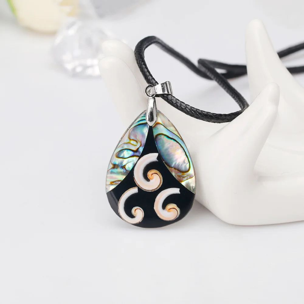 1pc natural Sea Shell water drop pendant Necklace for Women Fashion simple punk rope chain necklace for girls
1pc natural Sea Shell water drop pendant Necklace for Women Fashion simple punk rope chain necklace for girls