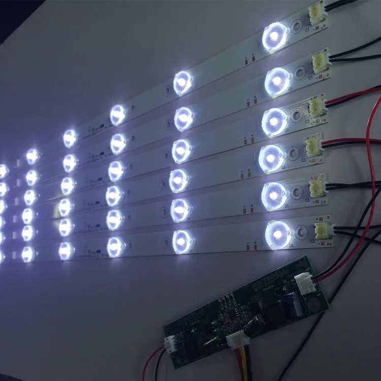 10pcs x 42"inch Aluminum Plate LED Strips w/ Optical Lens Fliter TV Panel Backlight Lamps Length 435mm 5pcs LED Free Shipping
10pcs x 42"inch Aluminum Plate LED Strips w/ Optical Lens Fliter TV Panel Backlight Lamps Length 435mm 5pcs LED Free Shipping