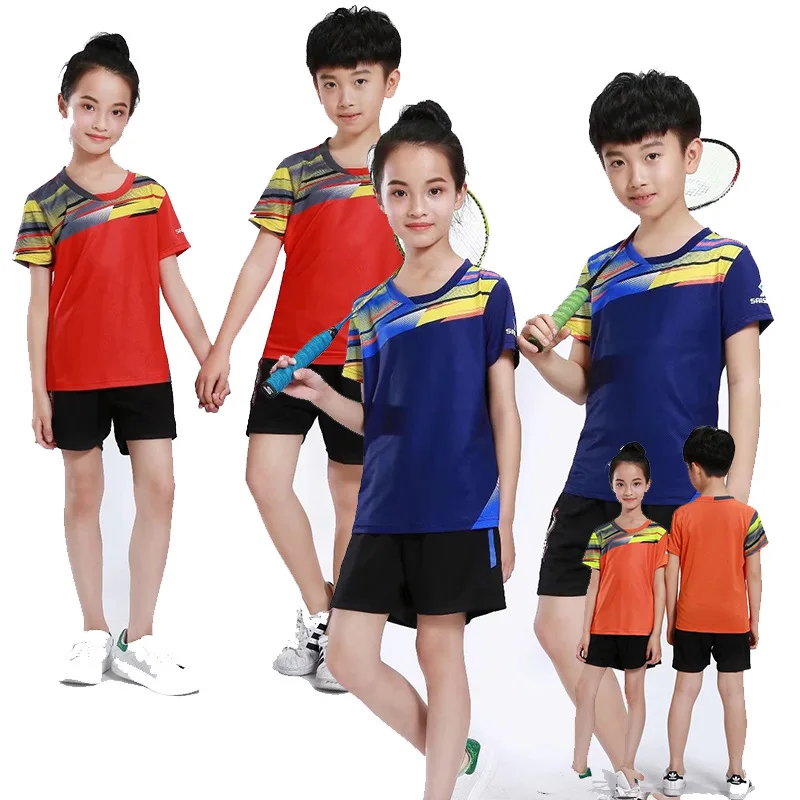 New children badminton set , Boys badminton set , tennis shirt kid , Girl tennis tee shirts, Table T Shirt + Shorts / Skirt
New children badminton set , Boys badminton set , tennis shirt kid , Girl tennis tee shirts, Table T Shirt + Shorts / Skirt