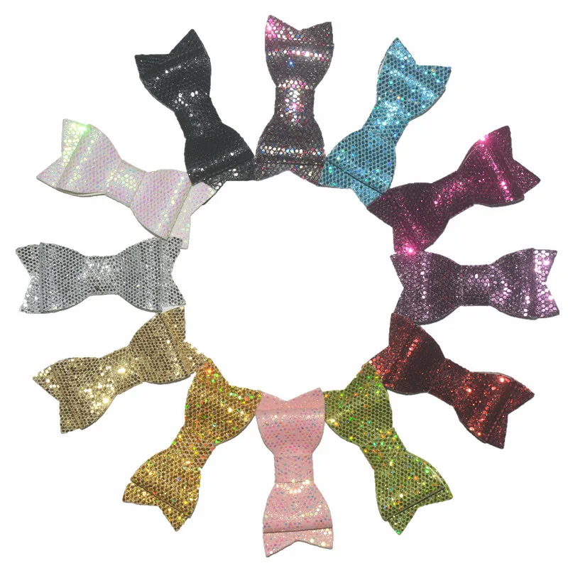 60pc/lot 2.8" Leather Glitter Hair Bow,Leather Glitter bow with Alligator clip Christmas Headwear 12 Color
60pc/lot 2.8" Leather Glitter Hair Bow,Leather Glitter bow with Alligator clip Christmas Headwear 12 Color